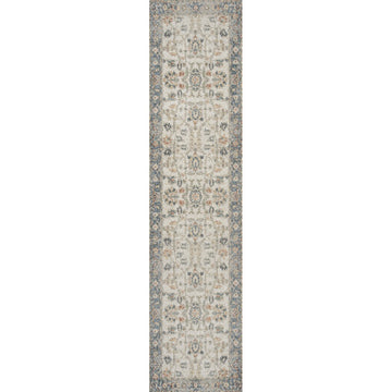 Hiero Persian Border Low-Pile Machine-Washable Area Rug